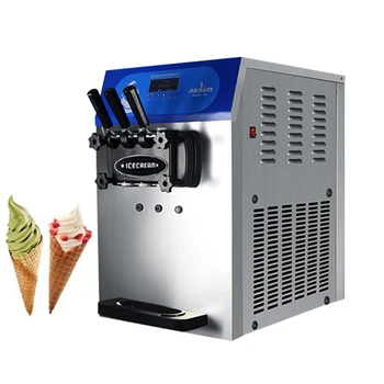 Коммерческие машины для приготовления мягкого мороженого Автоматическая машина для мороженого Бесшумный Дизайн Оборудование для замораживания Сладких Рожков Торговый автомат