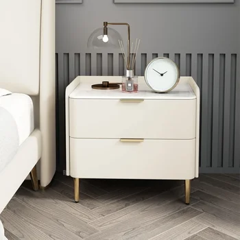 Скандинавские тумбочки для спальни Комоды Сундук Модный прикроватный столик Дизайнерская деревянная минималистичная мебель для спальни Nachtkastje WSW30XP