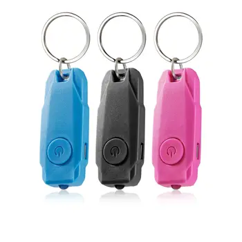 USB перезаряжаемый брелок для ключей, 3 шт. мини светодиодный фонарик с брелоком для ключей, отличный инструмент EDC, подарок для детей-подростков