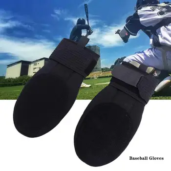 Неопреновые Скользящие перчатки для тренировок, защита рук, Черная бейсбольная Скользящая рукавица, Скользящая рукавица для софтбола