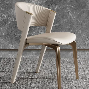 Дизайнерские стулья для гостиной, столовой, кухни, современные эргономичные обеденные стулья с акцентом, кресло