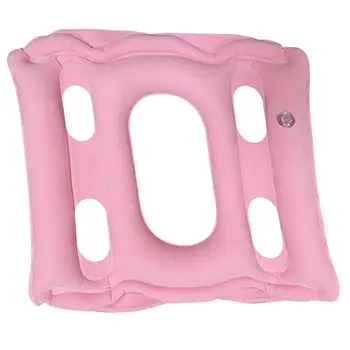 Портативная Дышащая Удобная Флокированная Воздушная подушка Надувная подушка для кемпинга на открытом воздухе Походный коврик
