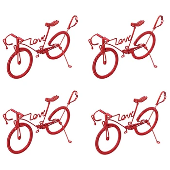 Украшения для велосипедов Железный Велосипед Ретро Классическая модель велосипеда Статуэтка Украшение домашнего стола Украшения