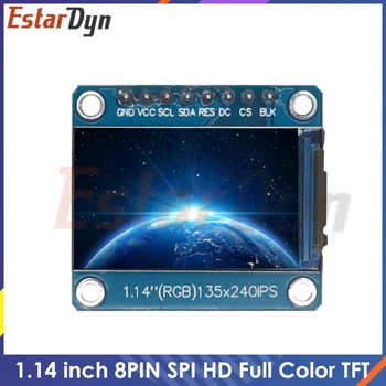 1,14-дюймовый 3,3 В 8PIN SPI HD Полноцветный TFT-дисплей ST7789 Drive IC 135 *240