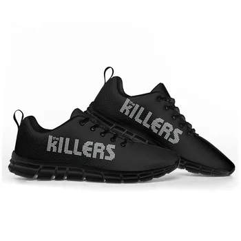 Поп-спортивная обувь рок-группы The Killers, мужская Женская обувь для подростков, Детские кроссовки, повседневная высококачественная обувь для пар, черный