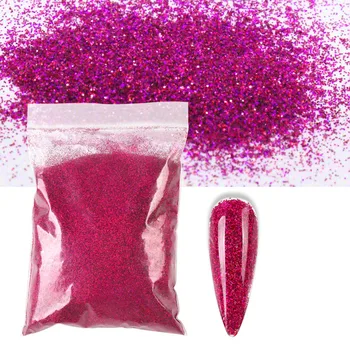Лазерная голографическая винно-фиолетово-красный цвет 0,2 мм Мелкий блеск для рукоделия Изготовление мыла Татто Спа-продукты Ультратонкие