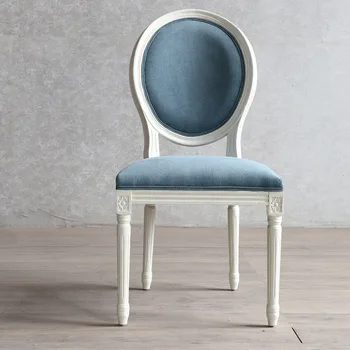 Белые эргономичные роскошные стулья для столовой, современный туалетный столик букле, скандинавские шезлонги, напольная деревянная мебель для патио Cadeira