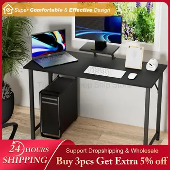Компьютерный рабочий стол; Рабочий стол; Деревянный и металлический стол с доской для хранения; Офисный стол для домашнего офиса; Спальня; HWC
