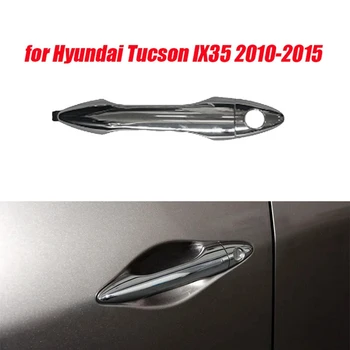Внешняя ручка передней двери для Hyundai Tucson IX35 2010-2015 Хромированная дверная ручка