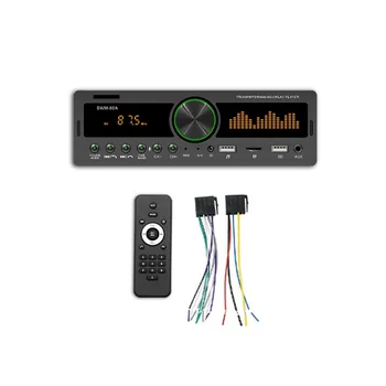 4-канальное автомобильное радио Bluetooth мощностью 60 Вт, автомобильный MP3-плеер, многофункциональное автомобильное радио U-Disk с многоцветной функцией для автомобиля
