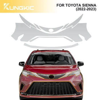 Оригинальная форма из ТПУ для Toyota Sienna 2022 2023 Автомобильная Невидимая Прозрачная Пленка Для Кузова Двери Передний Бампер Наклейка На Багажник Аксессуары