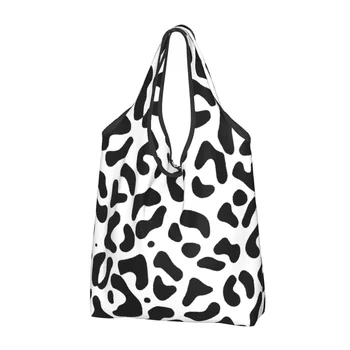 Сумки-тоут с принтом из кожи леопарда, женские сумки-шопперы с милыми животными-гепардами, сумки через плечо, сумки большой емкости