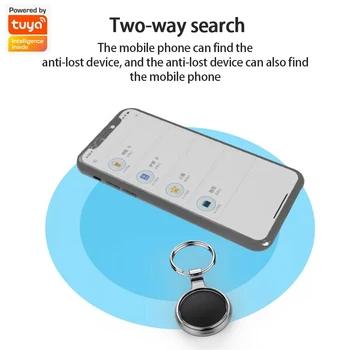 Tuya Bluetooth Smart Tag Key Устройство защиты от потери, устройство для отслеживания местоположения домашних животных, приложение Smart Life, устройство для поиска предметов