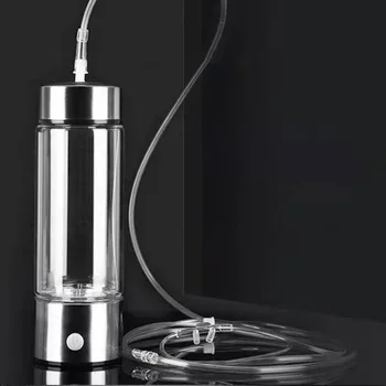 Usb Перезаряжаемый стеклянный электролизный ингалятор, генератор, ионизатор, обогащенный водородом фильтр, бутылка для воды с богатым содержанием водорода