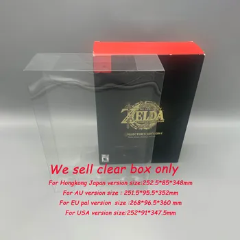 Прозрачный чехол из ПЭТ для переключателя NS для The Legend of Zelda: Tears of Kingdom, Коллекционное издание, коробка для хранения игрового дисплея