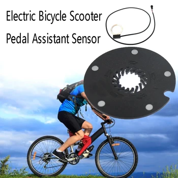 Комплект для переоборудования Ebike Система PAS с 5 Магнитами Ассистентский Датчик Педали Электрического велосипеда и Скутера Ассистентский Датчик Педали Черный