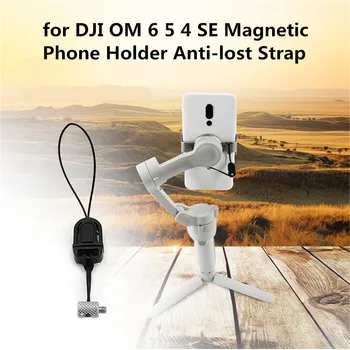 Анти-потерянный Веревочный Ремешок Для DJI OM 6 5 Магнитный Держатель Телефона Веревка Osmo Mobile 4 SE OM5 Противоударный Ремешок Ручной Карданный Телефон