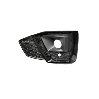 Автомобиль Черная Решетка Радиатора Левой Противотуманной Фары Передняя Решетка Бампера В Виде Сот для Audi A5 S5 2019-2023