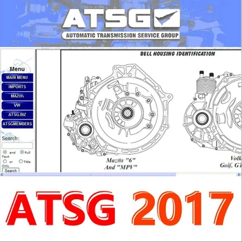 Программное обеспечение для ремонта автомобилей ATSG 2017 (Информация о ремонте сервисной группы ATSG по автоматическим трансмиссиям) Руководство по ремонту Диагностическое программное обеспечение