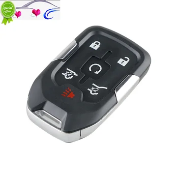 Новый чехол для ключей автомобиля Remote smart key fob case с 5 кнопками для Chevrolet Suburban Tahoe GMC Yukon XL 2015 сменный чехол-брелок