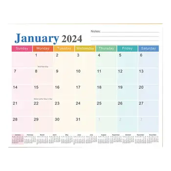 Магнитный календарь на холодильник на 18 месяцев Магнитный Календарь на холодильник с 2024 по июнь 2025 года Ежемесячный планировщик напоминаний о встречах