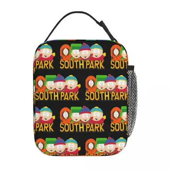 Пакеты для ланча с изоляцией от всех персонажей Southpark, Забавная сумка для еды, Переносной термоохладитель, Ланч-боксы для пикника