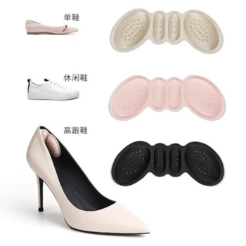 Женские стельки для обуви на высоком каблуке с бабочкой, регулирующие размер, подкладка для пятки, ручки, Защитная наклейка, Обезболивающий уход за ногами, Вставка-подушка