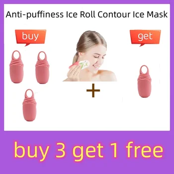 2023 Новая Контурная Ледяная Маска Против отечности Ice Roll Ice Mask Нанесите На Лицо Мешки Под Глазами Ледяная Сетка В стиле Снежной Полосы Силиконовая Нанесите Ледяную Маску
