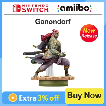 Zelda Tears of the Kingdom Nintendo Amiibo Ganondorf 100% Оригинальный и новый режим взаимодействия для игровой консоли Nintendo Switch