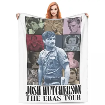 Мягкое прочное дорожное одеяло Джоша Хатчерсона, покрывало для американского актера The Eras tour, Фланелевое Покрывало для кровати, чехол для дивана