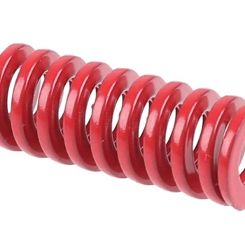 1шт Красная пружина сжатия среднего пресса Спиральная штамповка Пружина сжатия спиральная 8*25 мм