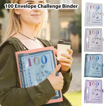 100 Конверт с вызовом, 100 Конверт с вызовом, Экономящий деньги, Бюджетный набор для переплета, конверт с вызовом денег