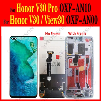 Для Honor V30 Pro OXF-AN10 ЖК-Дисплей С Рамкой 30 V30 OXF-AN00 Сенсорный Дигитайзер В Сборе Для Замены Huawei