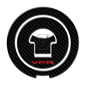 Для Honda Interceptor VFR VFR800 1988-2009 3D наклейки для защиты крышки топливного бака мотоцикла в виде карбона