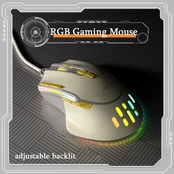 RGB Проводная игровая мышь Эргономичная Беспроводная мышь Bluetooth USB Оптические Бесшумные геймерские мыши с подсветкой для ПК портативных компьютеров Офиса