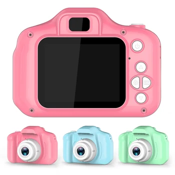 Детская камера, развивающие игрушки для подарка ребенку, мини-цифровые игрушки, проекционная видеокамера 1080P, 2-дюймовый экран дисплея