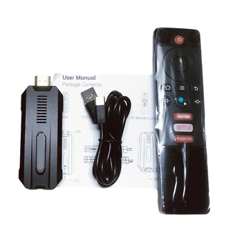 Медиаплеер RK3528 телеприставка 4K 8K Мини-стик-ключ с пультом дистанционного управления