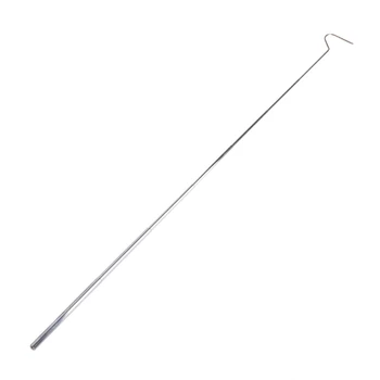 Змеиный Крючок из нержавеющей стали, Серебристый, с регулируемой длинной ручкой, Инструмент для ловли, Клещ-ловушка