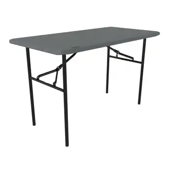 Складной столик на 4 ножки (Essential) серый 80694