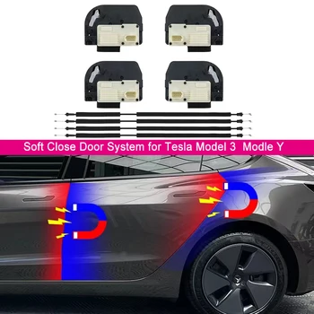 Модель Y Modle3 Автоматическая Система Представления Дверей Soft Close Door System для Tesla Модель Y 2021-2023 Модель Y Тормоз Закрывающий Открывающий Противоударный
