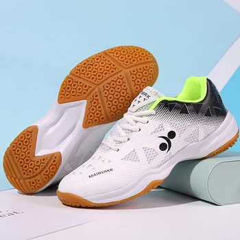 Новая мужская профессиональная обувь для бадминтона, спортивная обувь Унисекс для волейбола, настольного тенниса, Противоскользящая амортизирующая обувь для соревнований