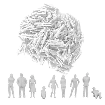 Белые фигурки 1:50 Архитектурная модель в масштабе человека, модель HO, пластиковые люди, 10 штук
