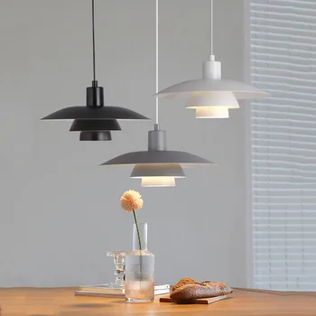 Подвесной светильник датского дизайна, высококачественная светодиодная подвесная лампа для гостиной, кухни, обеденного стола, люстра UFO Color Droplight