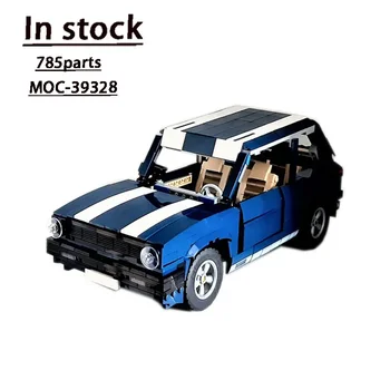 MOC-39328 Новый классический спортивный автомобиль в сборе, соединяющий строительные блоки Модели 785, детали из строительных блоков, подарок для детей на день рождения