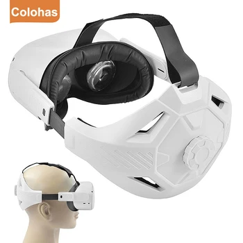 Регулируемый Головной Ремень Виртуальной Реальности Для Oculus Quest 2 Elite Head Strap F2 Активный Воздушный Интерфейс Без Тумана Для Лица C2 Аксессуары Carying Cace