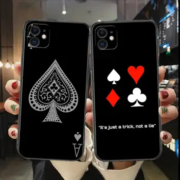 Покерные Карты Роскошный Дизайнерский Чехол Для Телефона Apple iPhone 13 12 11 14 Pro Max Mini XR X XS Max 15 6 7 8 Plus SE 2020 Модный Чехол
