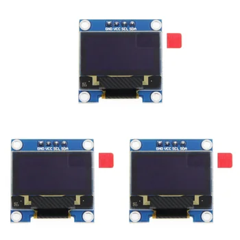 3X0,96 Дюймов IIC I2C Последовательный GND 128X64 OLED ЖК Дисплей Светодиодный Дисплейный Модуль SSD1306 для Arduino Kit Белый Дисплей