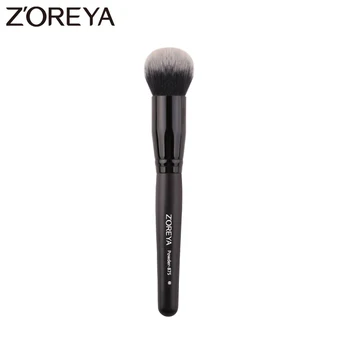 Кисть для пудры бренда Zoreya, кисти для макияжа, основа для макияжа, круглая косметика для макияжа, деревянные кисти, мягкие волосы для макияжа лица