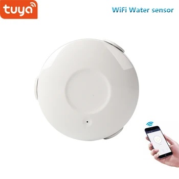 Tuya smart home security wifi датчик воды датчик наводнения для smart life бесплатное приложение совместимо