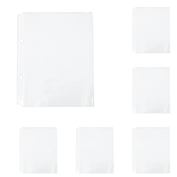 Упаковка из 400 прозрачных перфорированных карманов формата А5 - пластиковые полиэтиленовые папки